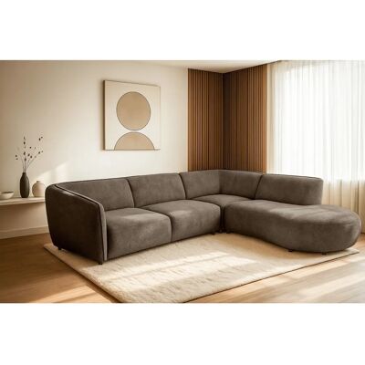 Andasu Nordic Interior Ostrup Sofa - Bouclé, Ottomane rechts, 281cm Andasu Nordic Interior Ostrup Sofa - Bouclé, Ottomane rechts, 281cm