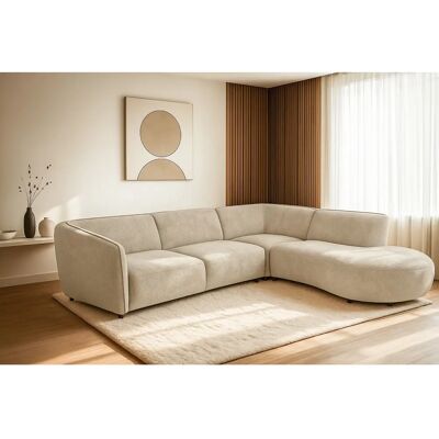 Andasu Ostrup Beige Nordisches Sofa - Sofa Andasu Ostrup Beige Nordisches Sofa - Sofa