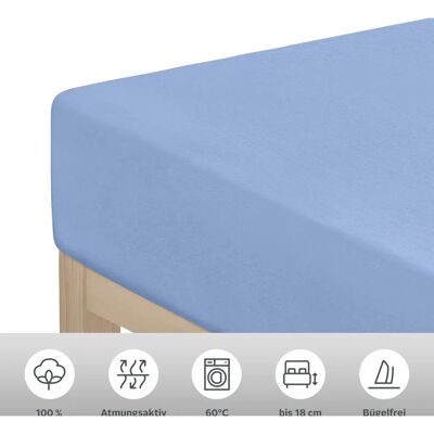 MY HOME PHYSALIS Jersey Spannbettlaken - Fitted Sheet MY HOME PHYSALIS Jersey Spannbettlaken - Fitted Sheet