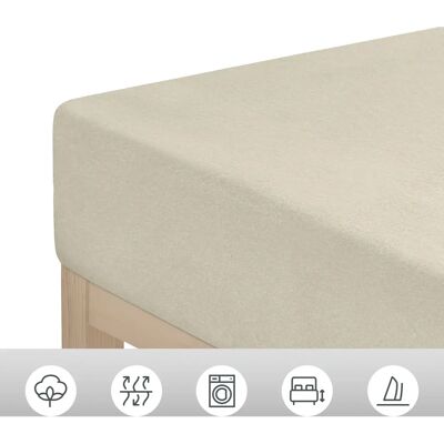 My Home Blackberry Beige Jersey Spannbettlaken - Betttuch My Home Blackberry Beige Jersey Spannbettlaken - Betttuch