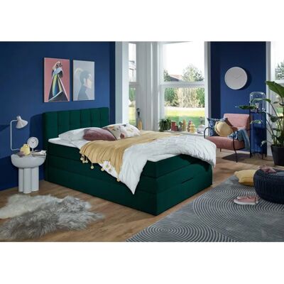 INOSIGN Fornoli Boxspringbett - Nachtblau - Komplettset INOSIGN Fornoli Boxspringbett - Nachtblau - Komplettset