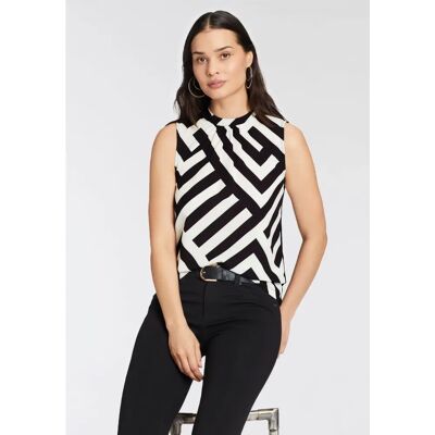 LAURA SCOTT Modell 44 - Modern bedrucktes Blusentop LAURA SCOTT Modell 44 - Modern bedrucktes Blusentop