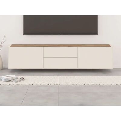 PLACES OF STYLE Sky45 Beiges Wasserbasierte Lackiertes TV-Board PLACES OF STYLE Sky45 Beiges Wasserbasierte Lackiertes TV-Board