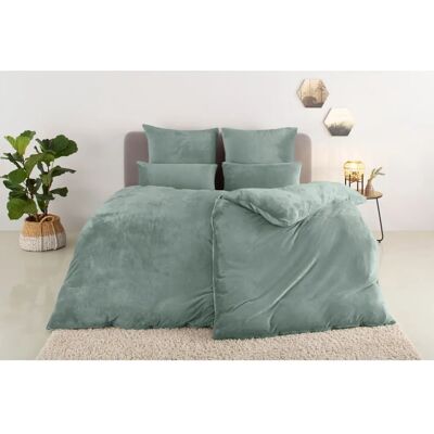 MY HOME Desner3 - Grüne Polyester Bettwäsche - Bettwäsche MY HOME Desner3 - Grüne Polyester Bettwäsche - Bettwäsche