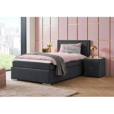 Leonique Alfie Samtvelours Boxbett mit Stauraum Leonique Alfie Samtvelours Boxbett mit Stauraum