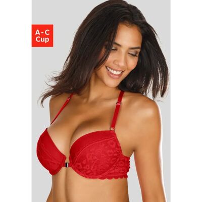 VIVANCE Push-up BH - Blonde, Rød, Størrelse 80, Bøtte A - Undertøj VIVANCE Push-up BH - Blonde, Rød, Størrelse 80, Bøtte A - Undertøj