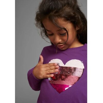 KIDSWORLD Dunkel Lila Langarmshirt - Long Sleeve Shirt KIDSWORLD Dunkel Lila Langarmshirt - Long Sleeve Shirt