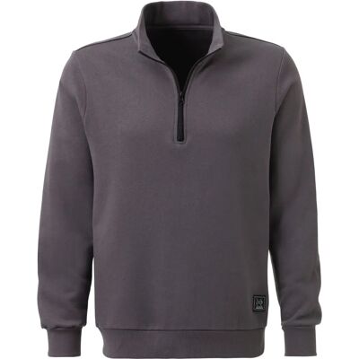 JOHN DEVIN XXL Sweatshirt - Unisex Freizeit Dunkelgrau JOHN DEVIN XXL Sweatshirt - Unisex Freizeit Dunkelgrau