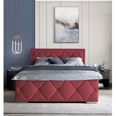 Leonique Alfie Samtvelours Boxbett - 140x200cm - H3 - Komplett mit Stauraum Leonique Alfie Samtvelours Boxbett - 140x200cm - H3 - Komplett mit Stauraum