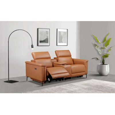 Places of Style Lund 2er-Sofa - Elektrisch, Leder, Stauraum Places of Style Lund 2er-Sofa - Elektrisch, Leder, Stauraum