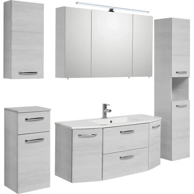 SAPHIR Quickset 936 Badezimmer-Set - Mineralmarmor, Weiß SAPHIR Quickset 936 Badezimmer-Set - Mineralmarmor, Weiß