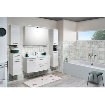 SAPHIR Quickset Badezimmer-Spiegelschrank - LED-Beleuchtung, 3 Türen SAPHIR Quickset Badezimmer-Spiegelschrank - LED-Beleuchtung, 3 Türen