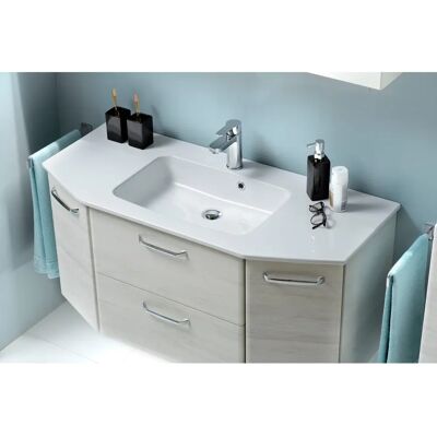 SAPHIR Quickset Waschplatz - Keramikwaschtisch, 110cm, 2 Türen SAPHIR Quickset Waschplatz - Keramikwaschtisch, 110cm, 2 Türen