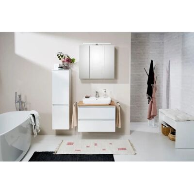SAPHIR Quickset 360 Badschrank - 2 Türen, Glas-Einlegeböden SAPHIR Quickset 360 Badschrank - 2 Türen, Glas-Einlegeböden