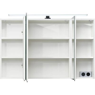 SAPHIR Quickset 360 Badschrank - 3 Türen, 6 Einlegeböden, LED SAPHIR Quickset 360 Badschrank - 3 Türen, 6 Einlegeböden, LED