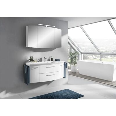 SAPHIR Cassca Sprint - Badezimmermöbel-Set mit LED-Spiegelschrank SAPHIR Cassca Sprint - Badezimmermöbel-Set mit LED-Spiegelschrank