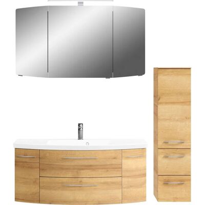 SAPHIR Cassca Sprint - Mineralmarmor-Waschtisch, LED-Spiegelschrank - Badmöbel-Set SAPHIR Cassca Sprint - Mineralmarmor-Waschtisch, LED-Spiegelschrank - Badmöbel-Set