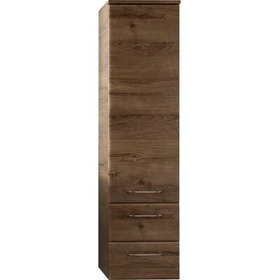 SAPHIR Quickset Badschrank - Eiche Ribbeck - 2 Einlegeböden, 2 Schubladen - 136,1cm hoch SAPHIR Quickset Badschrank - Eiche Ribbeck - 2 Einlegeböden, 2 Schubladen - 136,1cm hoch