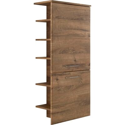 SAPHIR Quickset Badschrank - 50cm Breit, 2 Türen, Seitliche Ablagen SAPHIR Quickset Badschrank - 50cm Breit, 2 Türen, Seitliche Ablagen