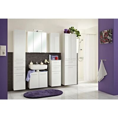 SAPHIR Quickset Badspiegelschrank - 3 Türen, 6 Einlegeböden SAPHIR Quickset Badspiegelschrank - 3 Türen, 6 Einlegeböden
