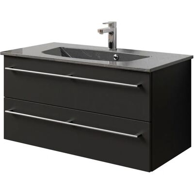 SAPHIR 6025 Mineralmarmor-Waschtisch mit Unterschrank - Waschtisch SAPHIR 6025 Mineralmarmor-Waschtisch mit Unterschrank - Waschtisch