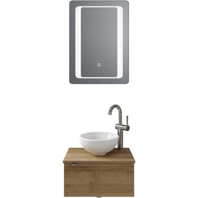SAPHIR Serie 6915 Badezimmer-Set - Rechts Tür, Touchschalter SAPHIR Serie 6915 Badezimmer-Set - Rechts Tür, Touchschalter