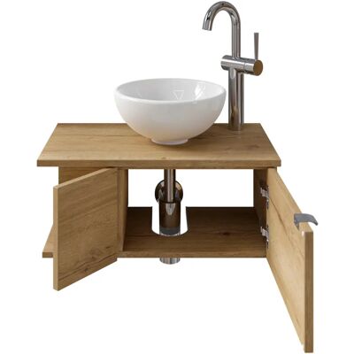 SAPHIR Modell 6915 Wandmontierter Keramik Waschbecken - Waschtisch SAPHIR Modell 6915 Wandmontierter Keramik Waschbecken - Waschtisch