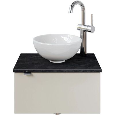 SAPHIR Serie 6915 Wandmontage Waschtisch mit Unterschrank für Gästebad - Waschbecken SAPHIR Serie 6915 Wandmontage Waschtisch mit Unterschrank für Gästebad - Waschbecken