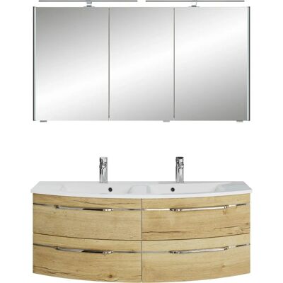 SAPHIR Badezimmer-Set - Halifax Eiche quer Nachbildung - Badezimmer-Set SAPHIR Badezimmer-Set - Halifax Eiche quer Nachbildung - Badezimmer-Set