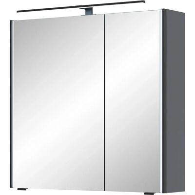 SAPHIR 7045 Badezimmer-Spiegelschrank - LED-Beleuchtung, 2 Türen SAPHIR 7045 Badezimmer-Spiegelschrank - LED-Beleuchtung, 2 Türen