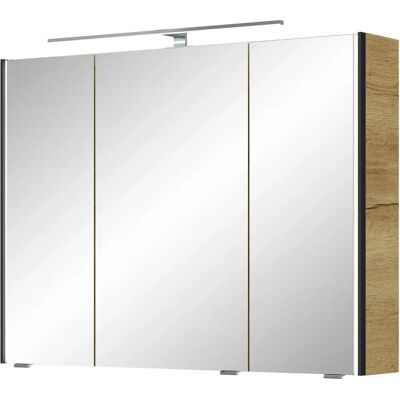 SAPHIR Halifax Eiche quer Nachbildung Badezimmer-Spiegelschrank - Badezimmer Spiegelschrank SAPHIR Halifax Eiche quer Nachbildung Badezimmer-Spiegelschrank - Badezimmer Spiegelschrank