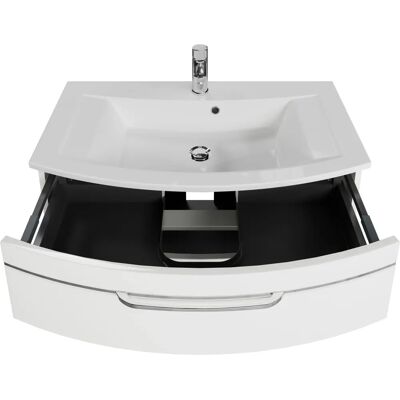 SAPHIR Modell 7045 Mineralmarmor Wandwaschbecken - Waschtisch SAPHIR Modell 7045 Mineralmarmor Wandwaschbecken - Waschtisch