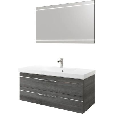 SAPHIR Balto 2-teilig Mineral-Waschtisch Badmöbel-Set SAPHIR Balto 2-teilig Mineral-Waschtisch Badmöbel-Set