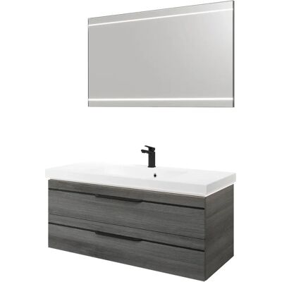 SAPHIR Balto Mineralmarmor Badmöbel-Set - Wandmontage, LED, 123cm SAPHIR Balto Mineralmarmor Badmöbel-Set - Wandmontage, LED, 123cm