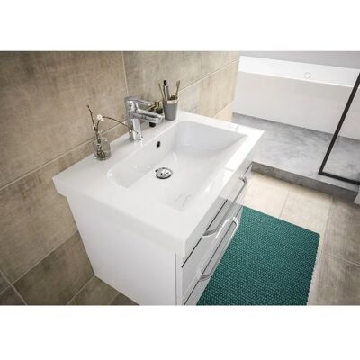 SAPHIR Balto Mineralguss Waschbecken mit Wandmontage - Waschtisch SAPHIR Balto Mineralguss Waschbecken mit Wandmontage - Waschtisch