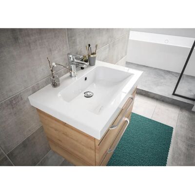 SAPHIR Balto Mineralmarmor-Waschtisch - Wandmontage Badezimmer SAPHIR Balto Mineralmarmor-Waschtisch - Wandmontage Badezimmer