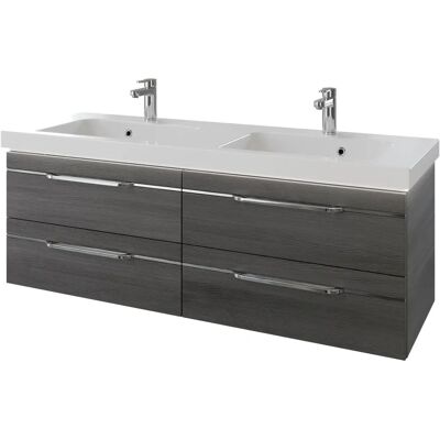 SAPHIR Balto Mineralwaschtisch - Wandmontage, 147,8cm SAPHIR Balto Mineralwaschtisch - Wandmontage, 147,8cm