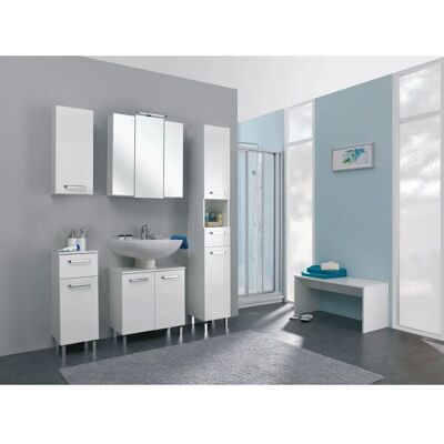 SAPHIR Quickset 2-teiliges Badezimmermöbel-Set - Weiß Hochglanz SAPHIR Quickset 2-teiliges Badezimmermöbel-Set - Weiß Hochglanz