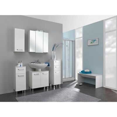 SAPHIR Quickset 312 - Badmöbel-Set - Weiß Glanz SAPHIR Quickset 312 - Badmöbel-Set - Weiß Glanz