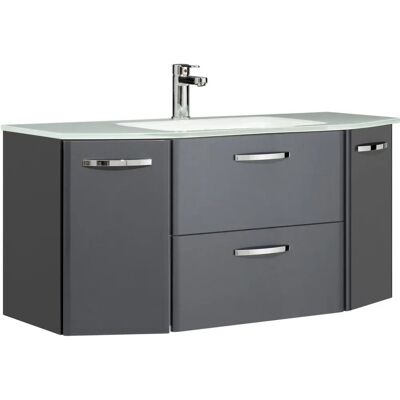SAPHIR Quickset 327 Wandmontierter Waschtisch - Eckig SAPHIR Quickset 327 Wandmontierter Waschtisch - Eckig