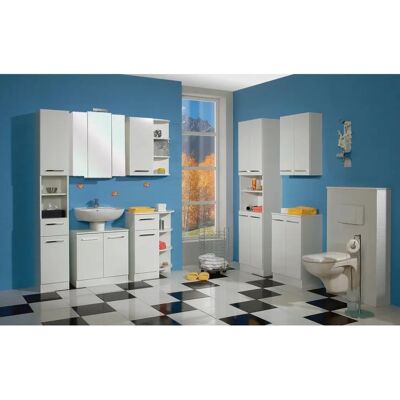 SAPHIR Quickset 335 - Modernes weißes Badezimmermöbel-Set SAPHIR Quickset 335 - Modernes weißes Badezimmermöbel-Set