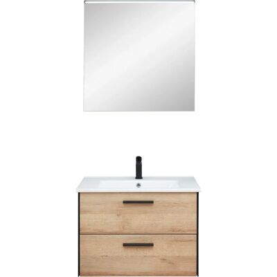 SAPHIR Quickset 395 2-teilige Badezimmer-Set mit LED-Spiegel - Badmöbel SAPHIR Quickset 395 2-teilige Badezimmer-Set mit LED-Spiegel - Badmöbel