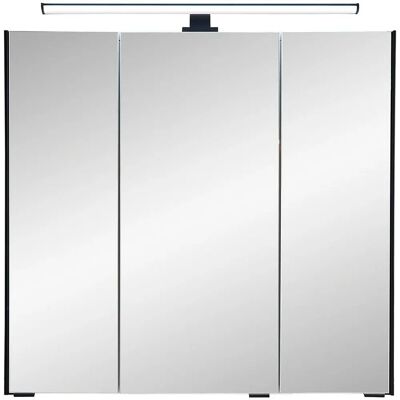 SAPHIR Quickset 395 Badspiegelschrank - 3 Türen, 6 Regale, LED-Beleuchtung SAPHIR Quickset 395 Badspiegelschrank - 3 Türen, 6 Regale, LED-Beleuchtung