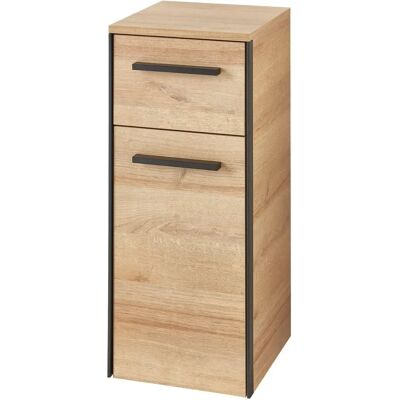 SAPHIR Quickset 395 Badschrank - 1 Tür, 1 Schublade, Glasregal SAPHIR Quickset 395 Badschrank - 1 Tür, 1 Schublade, Glasregal