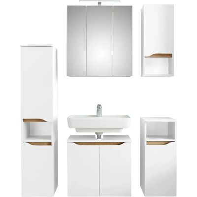 SAPHIR Quickset 857 Badmöbel-Set - Wandmontage, Hochglanz SAPHIR Quickset 857 Badmöbel-Set - Wandmontage, Hochglanz