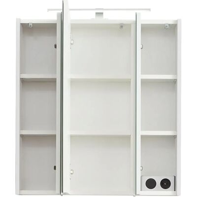 SAPHIR Quickset 857 Badschrank - 3 Spiegeltüren, 6 Einlegeböden, LED SAPHIR Quickset 857 Badschrank - 3 Spiegeltüren, 6 Einlegeböden, LED