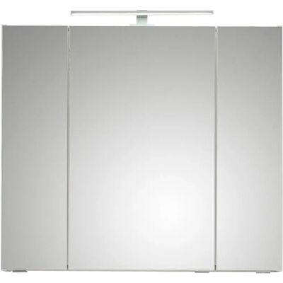 SAPHIR Quickset 857 Badschrank - 3 Spiegeltüren, 6 Einlegeböden, LED SAPHIR Quickset 857 Badschrank - 3 Spiegeltüren, 6 Einlegeböden, LED