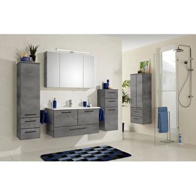 SAPHIR Quickset 945 Badezimmer-Set - Keramik-Waschtisch SAPHIR Quickset 945 Badezimmer-Set - Keramik-Waschtisch