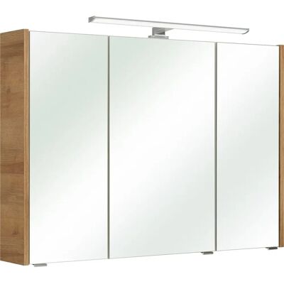 SAPHIR Quickset 362 Badschrank - 3 Türen, 6 Einlegeböden, LED SAPHIR Quickset 362 Badschrank - 3 Türen, 6 Einlegeböden, LED