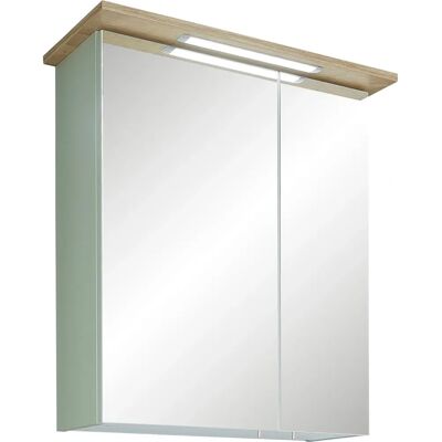 SAPHIR Quickset 963 Badschrank - Spiegeltüren, 2 Einlegeböden, LED-Beleuchtung SAPHIR Quickset 963 Badschrank - Spiegeltüren, 2 Einlegeböden, LED-Beleuchtung